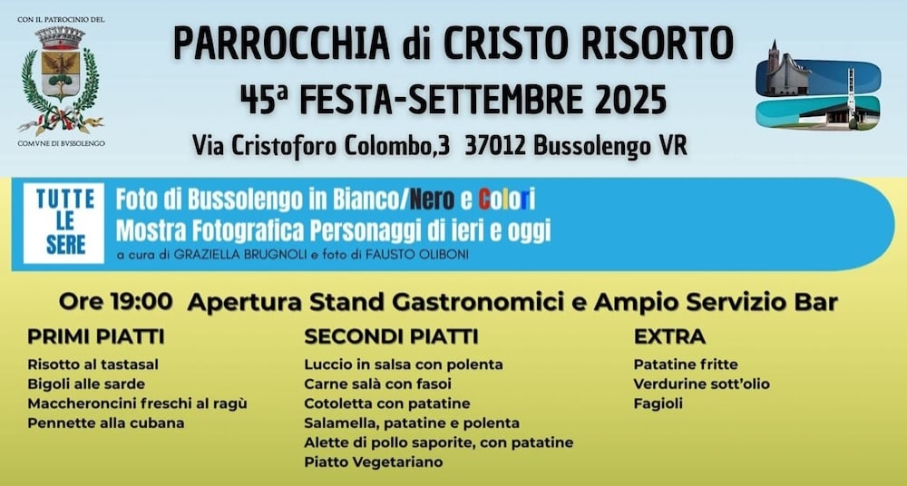 Sagra parrocchia cristo risorto