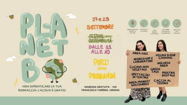 “PlanetB” Festival della sostenibilità