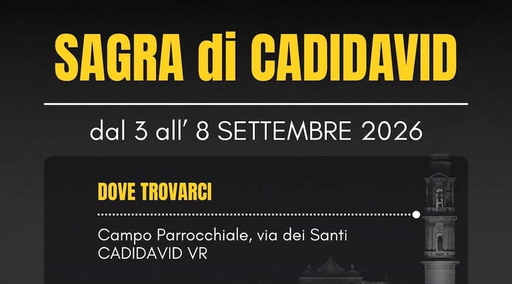 Sagra di Ca’ di David 2026