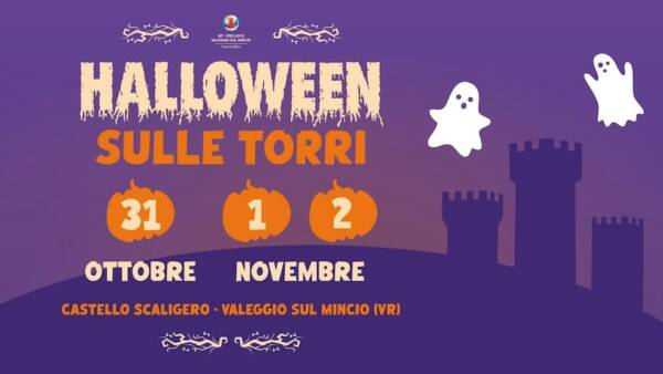 Halloween sulle torri del castello di Valeggio