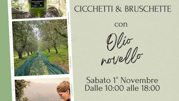 Cicchetti & bruschette con l’olio novello