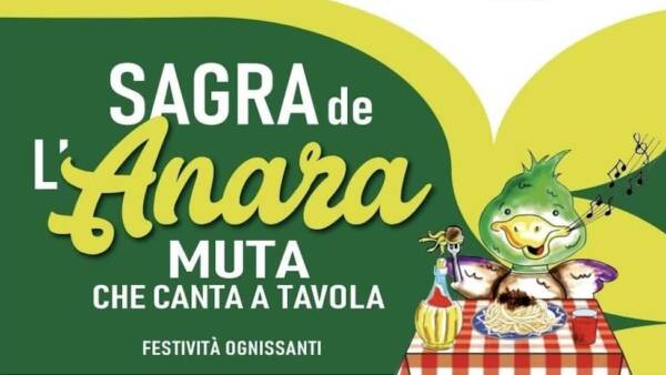 Sagra de l’anara muta che canta a tavola a Pontepossero