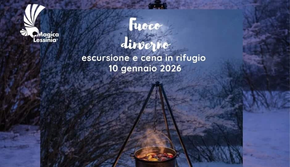 escursione fuoco inverno