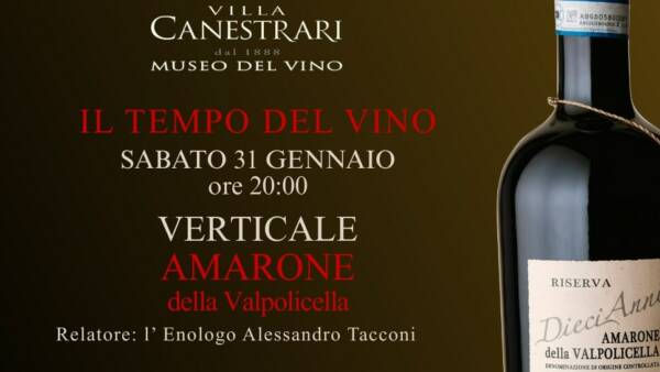 “Il tempo del vino”: degustazione verticale di Amarone Riserva