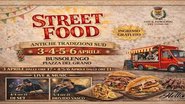 Il Sud arriva a Bussolengo: 4 giorni tra Street Food, musica e antiche tradizioni