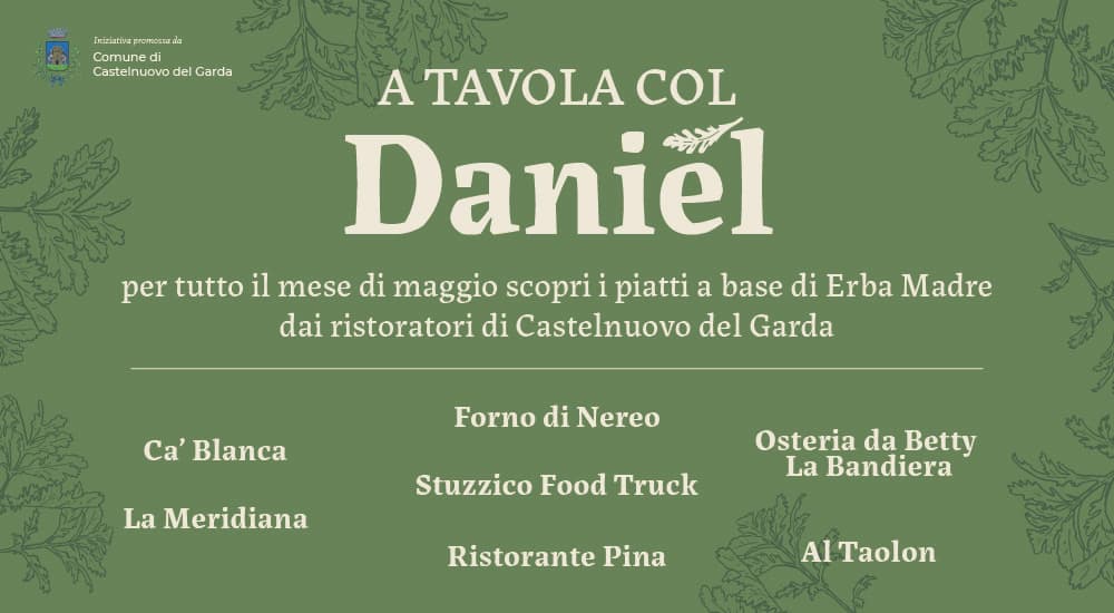 A tavola con daniel a Castelnuovo del Garda