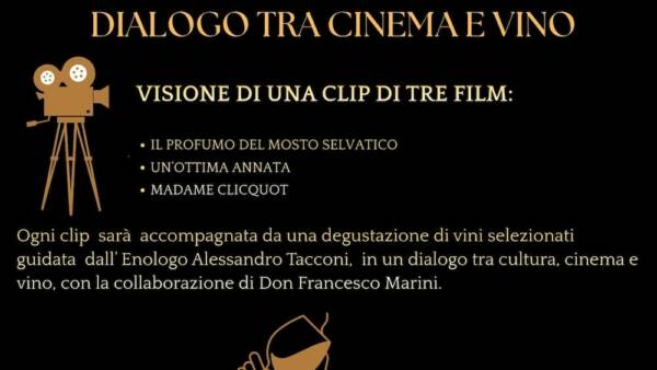 Dialogo tra cinema e vino a Villa Canestrari