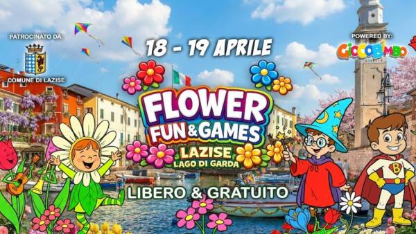 Weekend di primavera a Lazise con il “Flower Fun & Games”