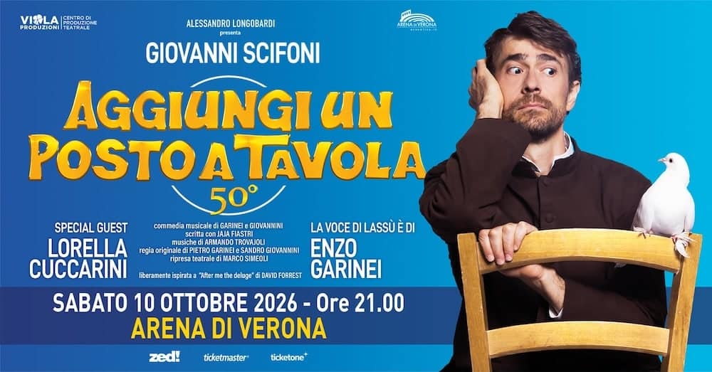 aggiungi un posto a tavola all’Arena di Verona