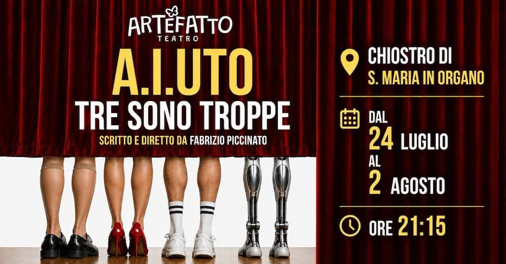 a.i.uto tre sono troppe commedia brillante a verona