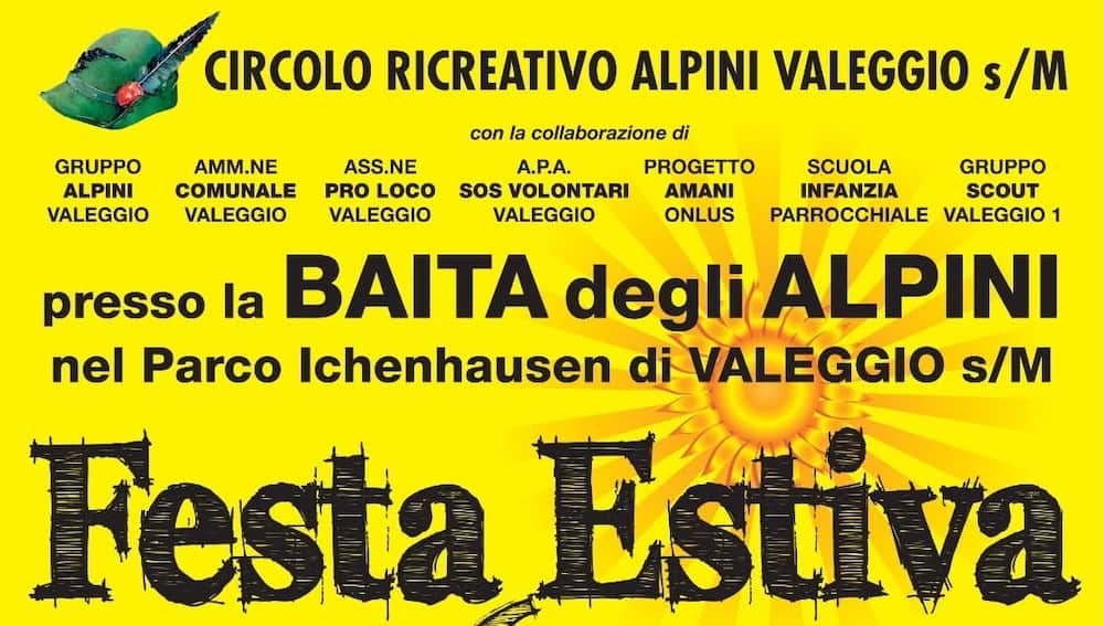 festa estate gruppo alpini valeggio