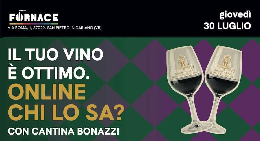 serata dedicata al mondo del vino