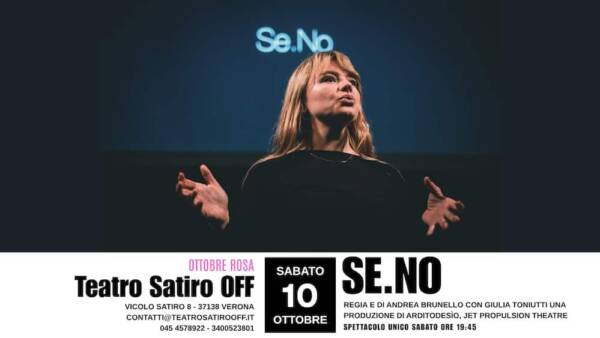 Lo spettacolo “Se.No” al Satiro OFF per l’Ottobre Rosa