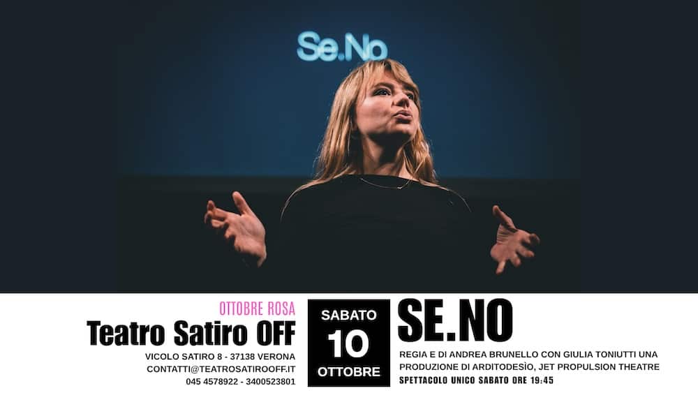 Ottobre Rosa al Satiro OFF con lo spettacolo “Se.No”