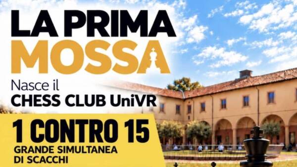 “La prima mossa”: nasce il Chess Club UniVR